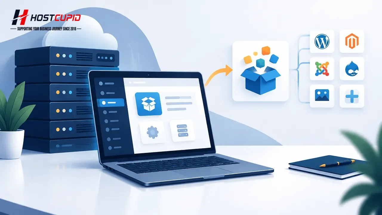 How to Access Softaculous in SiteWorx — technical guide illustration