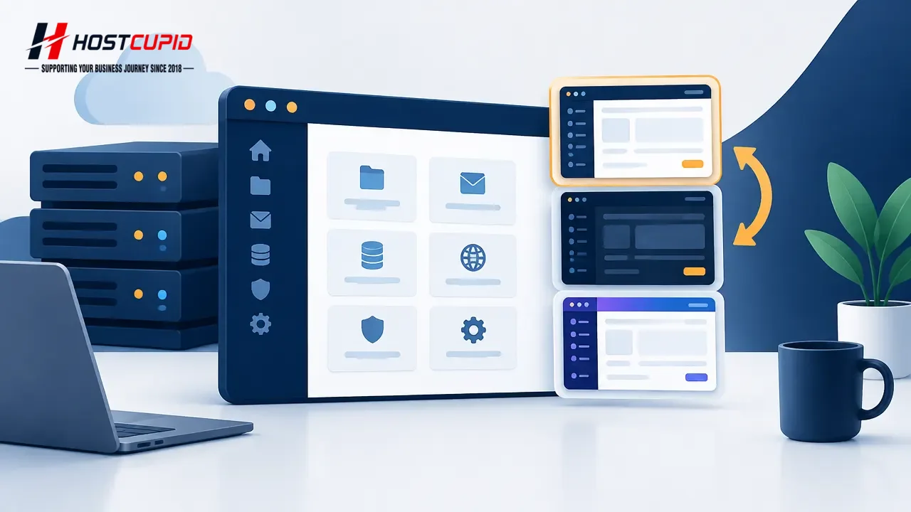 How to Change Your cPanel Theme — technical guide illustration