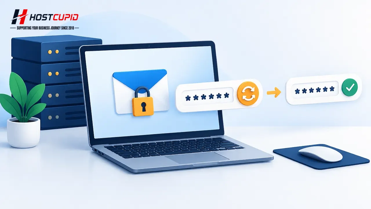 How to Change an Email Account Password in cPanel — technical guide illustration