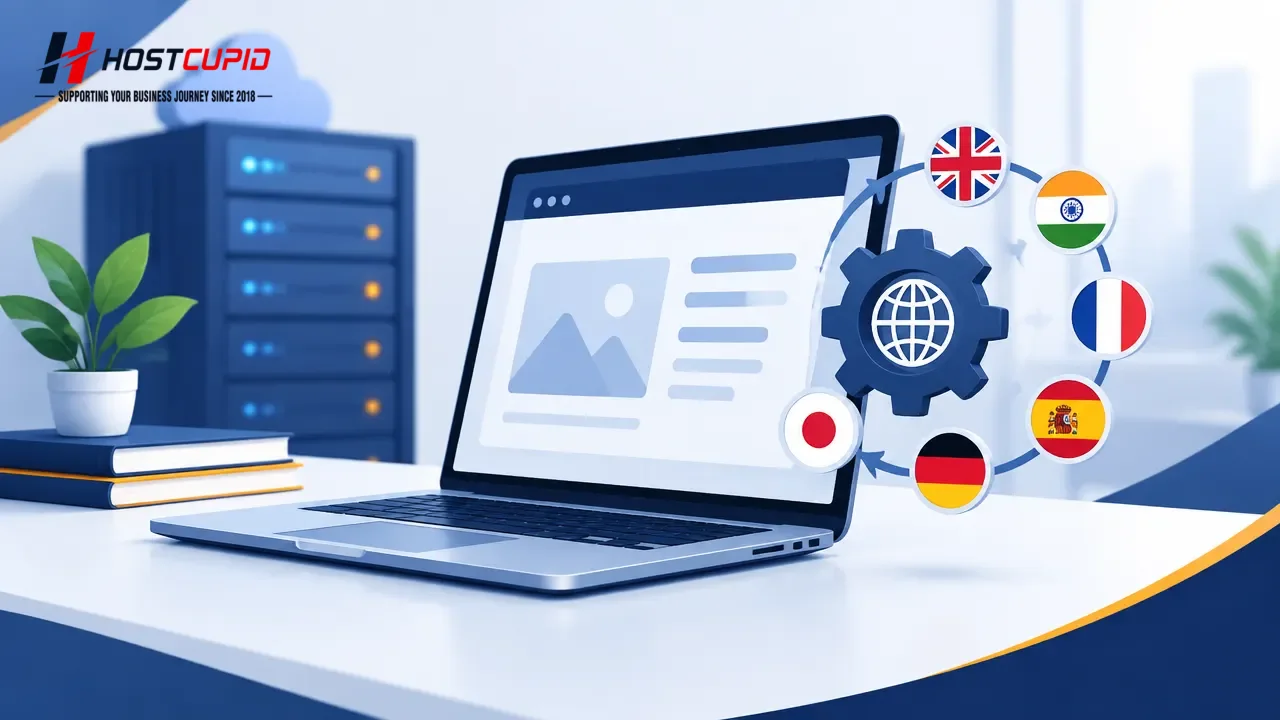Change the Language of Your SiteWorx Account — technical guide illustration