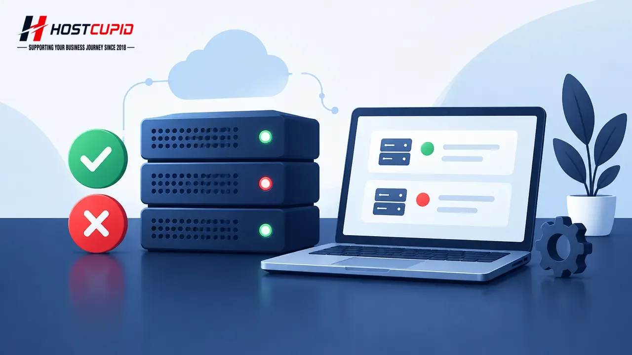 How to Check Whether Your VPS Is Online or Offline in SolusVM — technical guide illustration