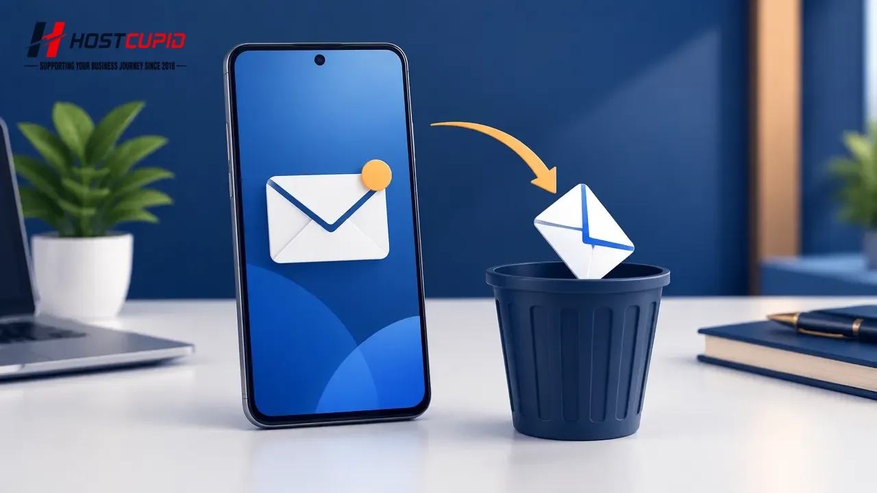 How to Delete an Email in Android — technical guide illustration