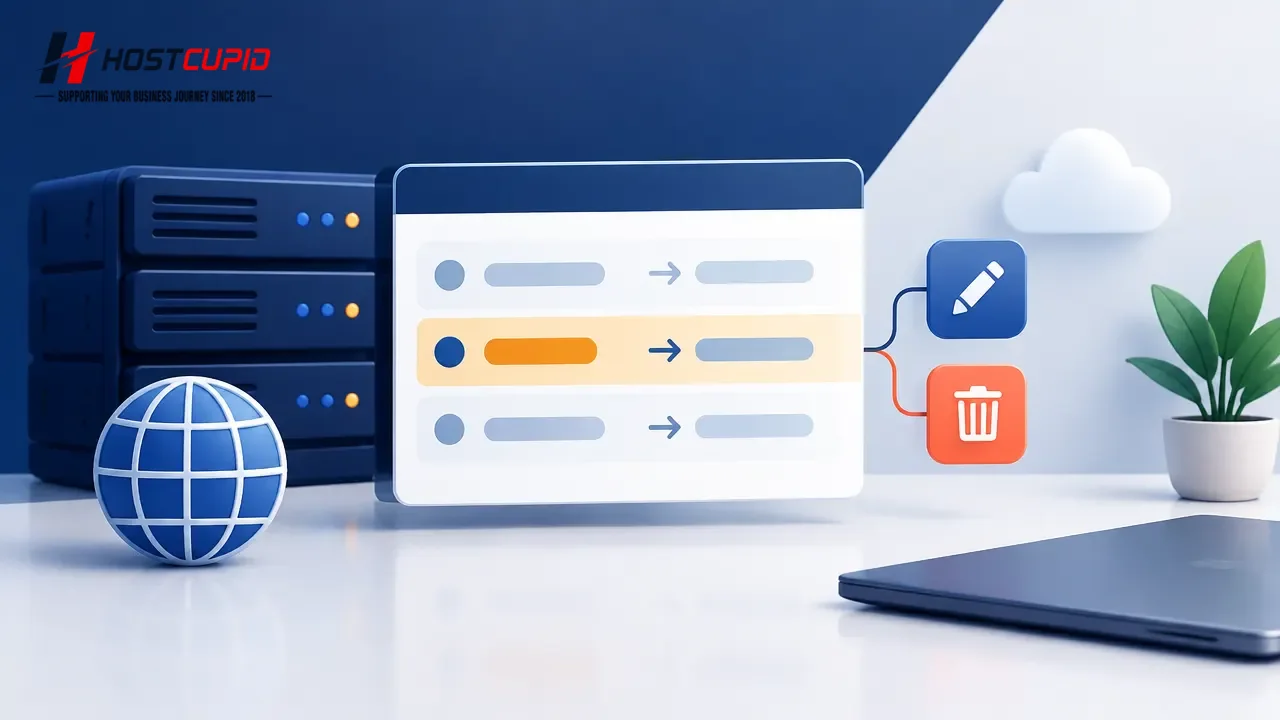 Edit or Remove a CNAME Record in cPanel — technical guide illustration