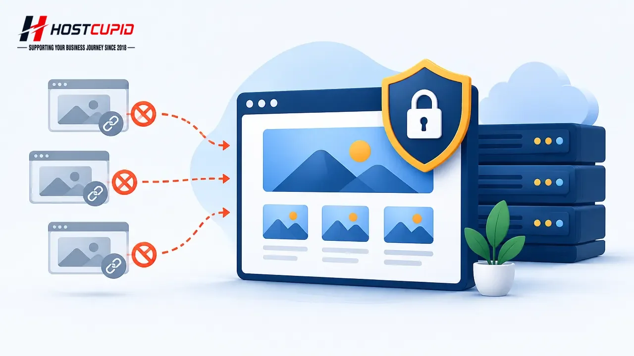How to Enable Hotlink Protection in cPanel — technical guide illustration