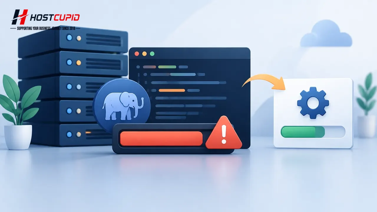 Fix PHP “Allowed memory size exhausted” Errors — technical guide illustration