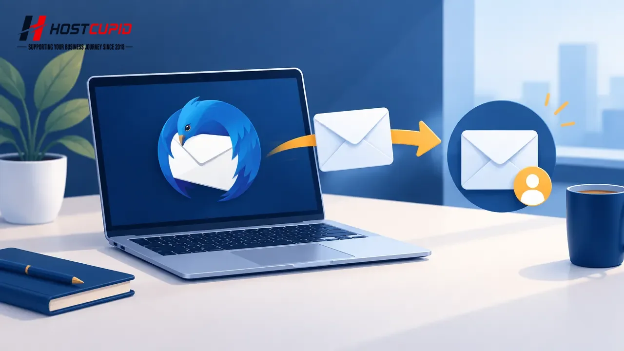 How to Forward an Email in Mozilla Thunderbird — technical guide illustration