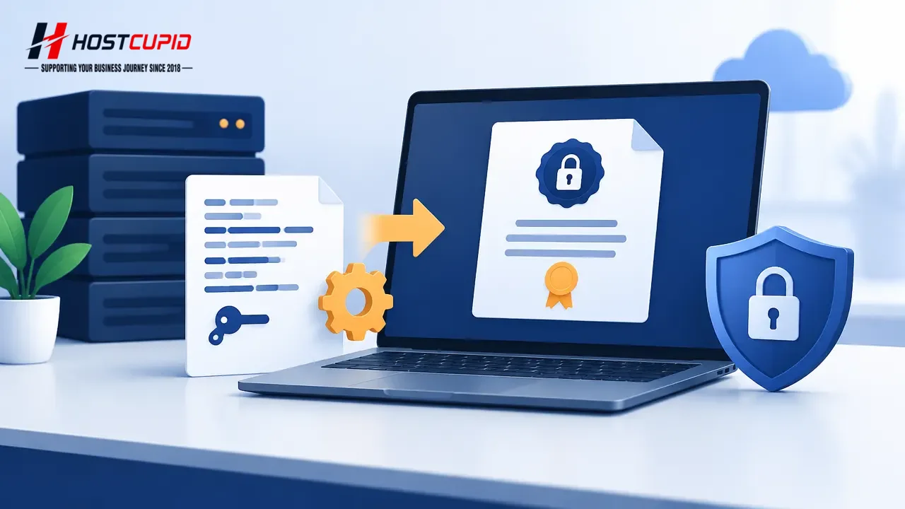 How to Generate a CSR in cPanel — technical guide illustration