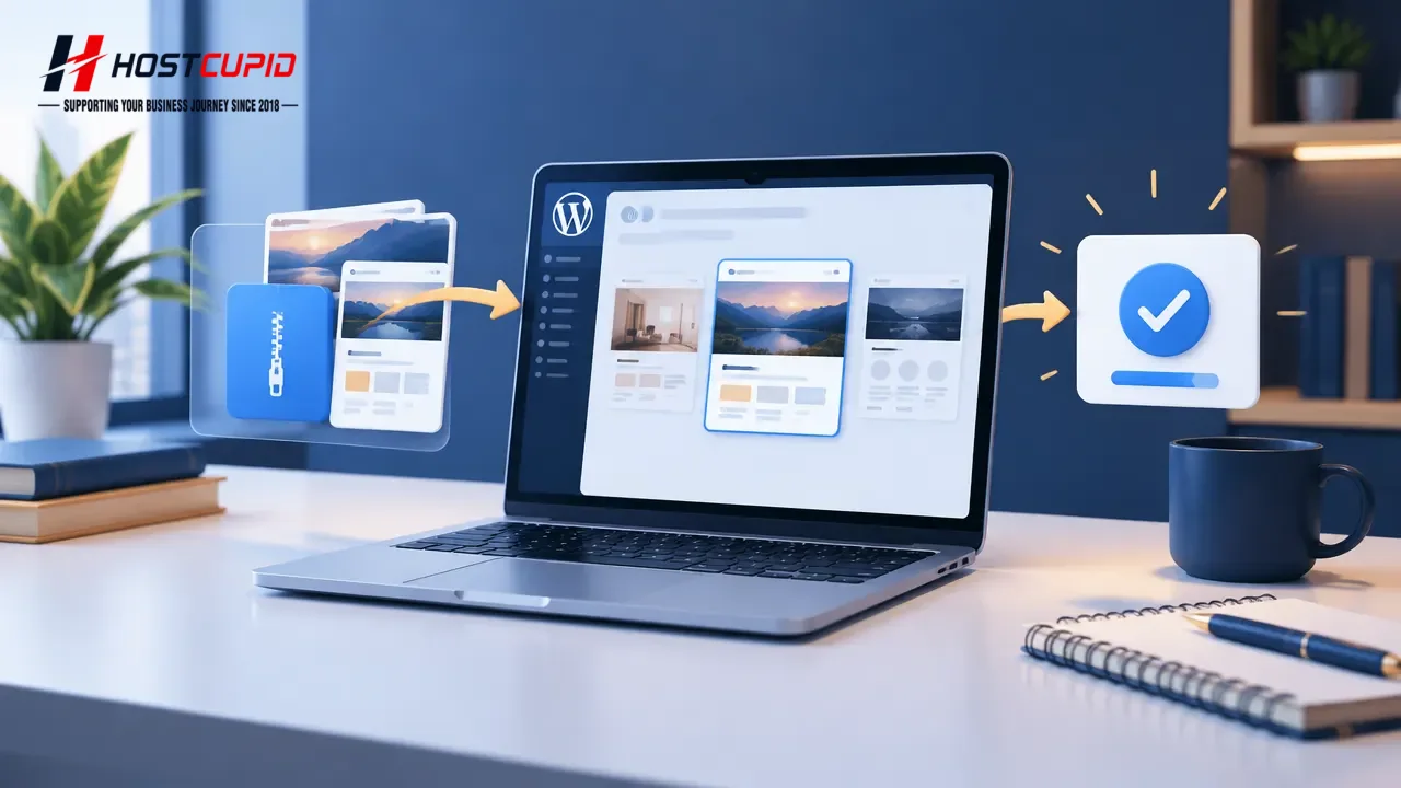 How to Install and Activate a WordPress Theme — HostCupid technical guide