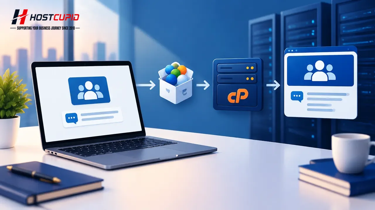 How to Install Advanced Electron Forum with Softaculous in cPanel — HostCupid technical guide