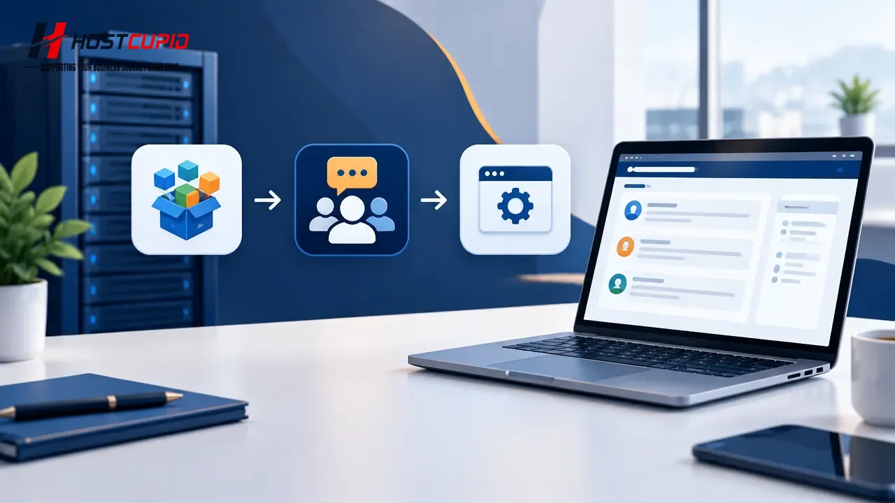 Install Advanced Electron Forum (AEF) with Softaculous in SiteWorx — HostCupid technical guide