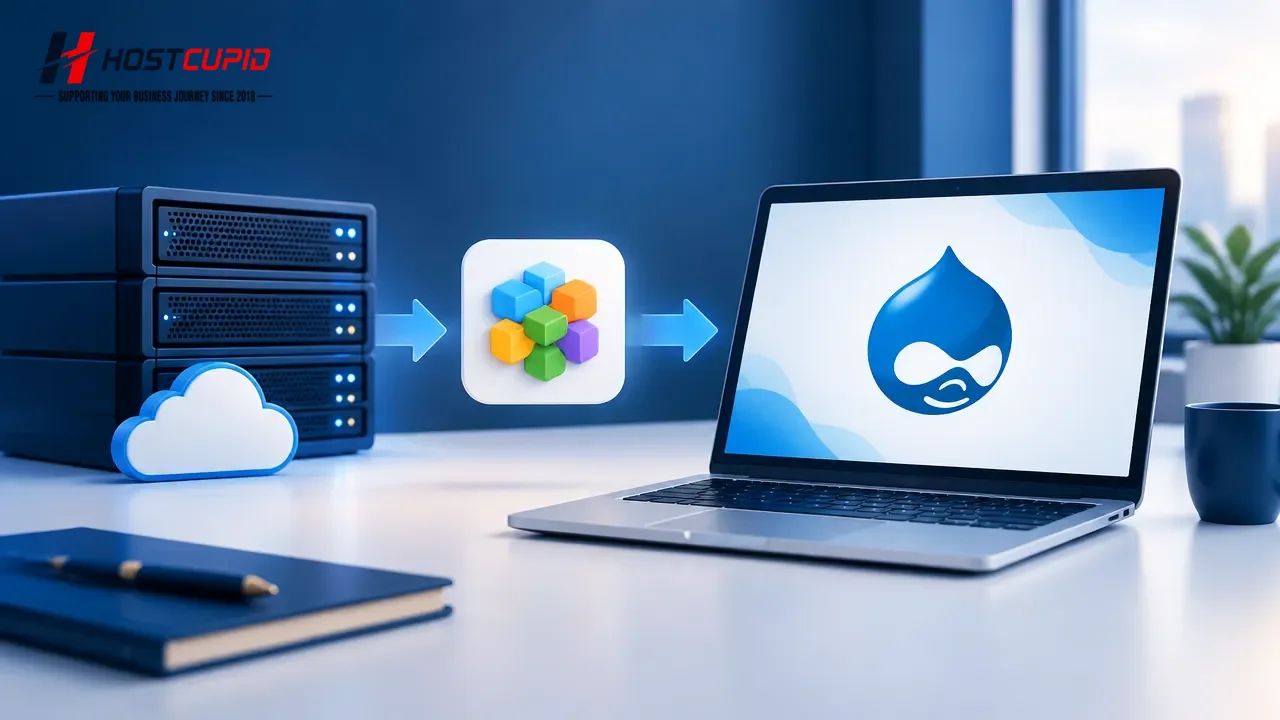 How to Install Drupal via Softaculous in SiteWorx — HostCupid technical guide