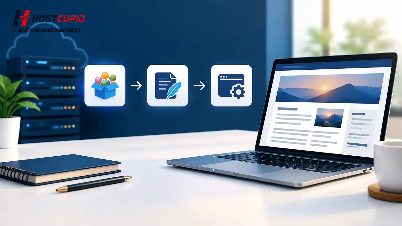 How to Install FlatPress via Softaculous in SiteWorx — HostCupid technical guide