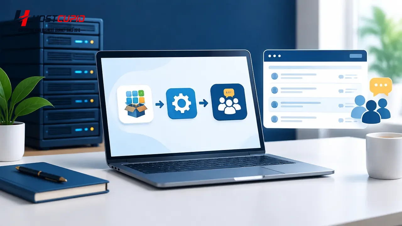 How to Install FUDforum via Softaculous in SiteWorx — HostCupid technical guide