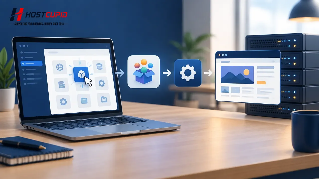 How to Install Nucleus via Softaculous in SiteWorx — HostCupid technical guide