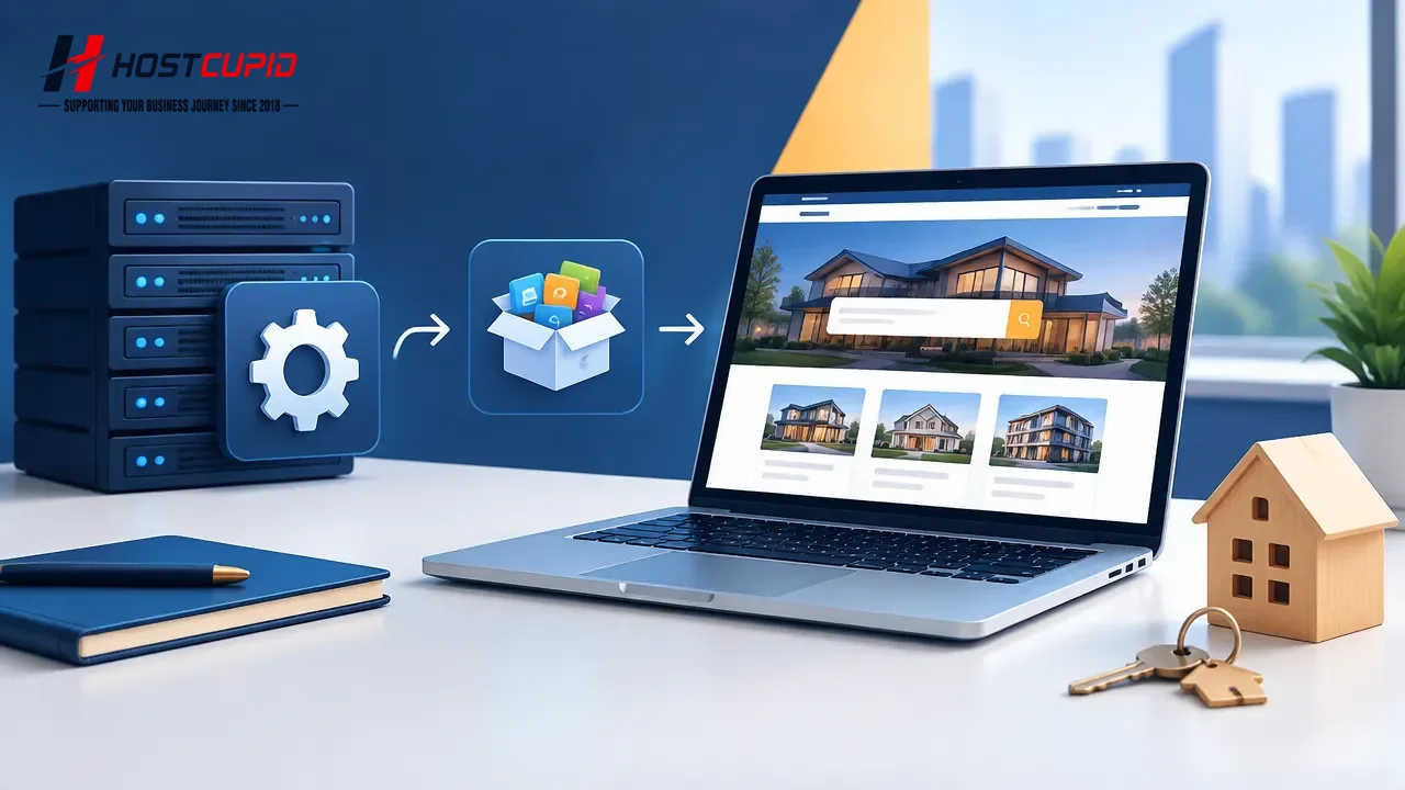 How to Install Open Real Estate with Softaculous in cPanel — HostCupid technical guide
