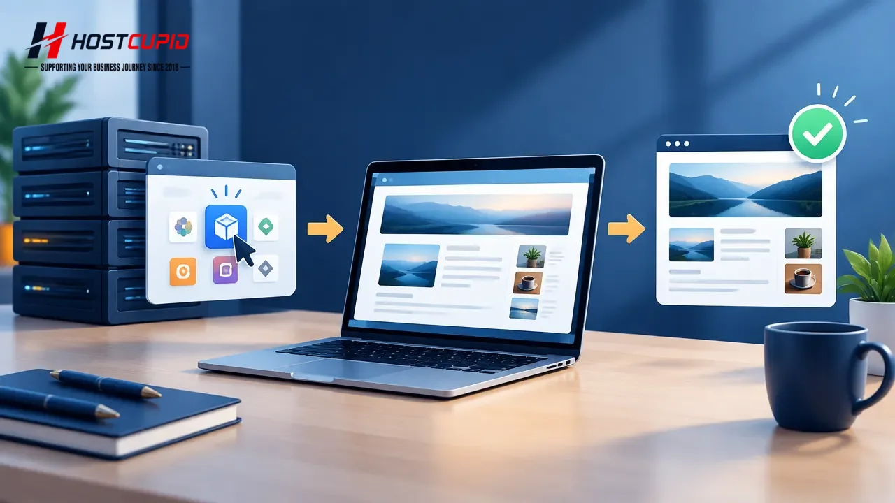 How to Install OpenBlog via Softaculous in SiteWorx — HostCupid technical guide