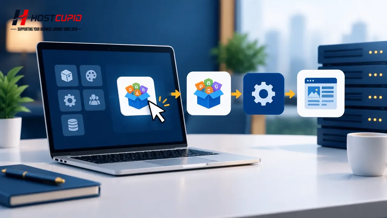 How to Install Quick.CMS with Softaculous in cPanel — HostCupid technical guide