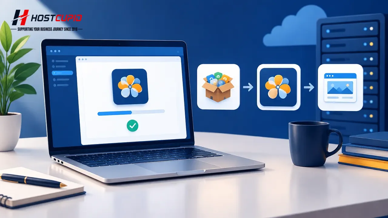 How to Install Serendipity via Softaculous in SiteWorx — HostCupid technical guide