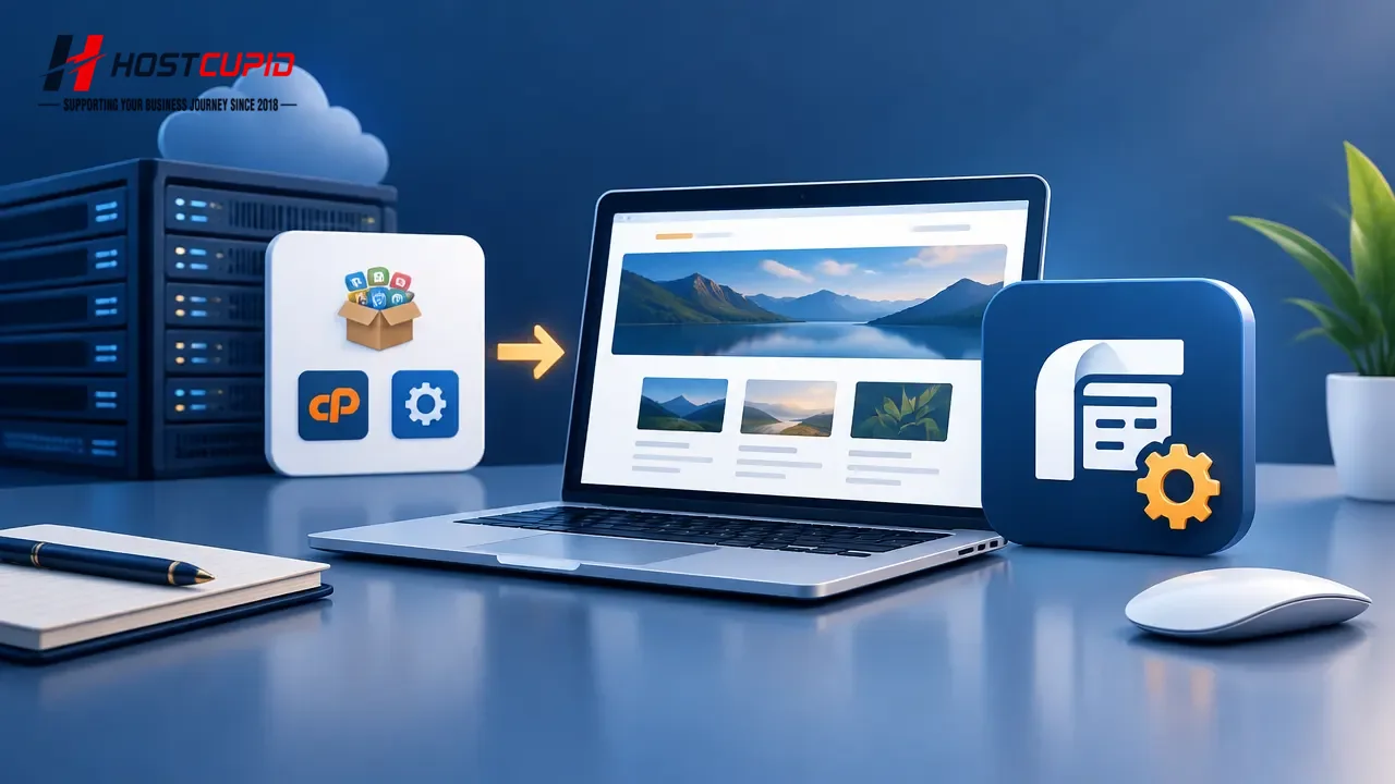 How to Install WebsiteBaker with Softaculous in cPanel — HostCupid technical guide
