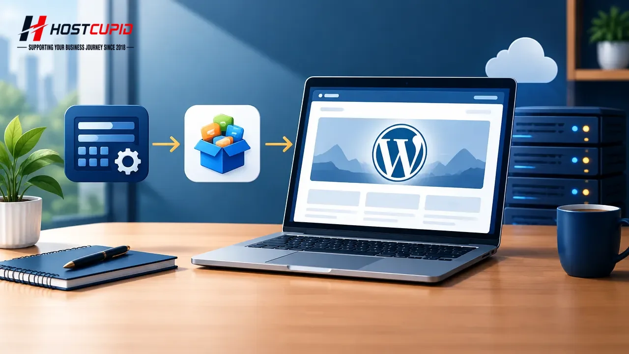 How to Install WordPress via Softaculous in SiteWorx — HostCupid technical guide