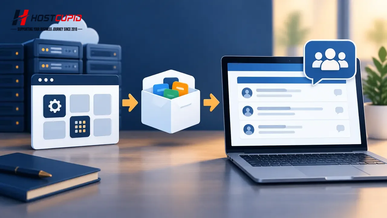 How to Install an XMB Forum Using Softaculous in SiteWorx — HostCupid technical guide