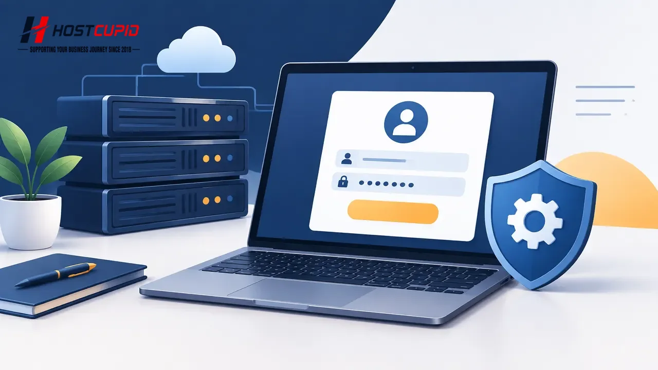 How to Log In to the SolusVM Control Panel — technical guide illustration