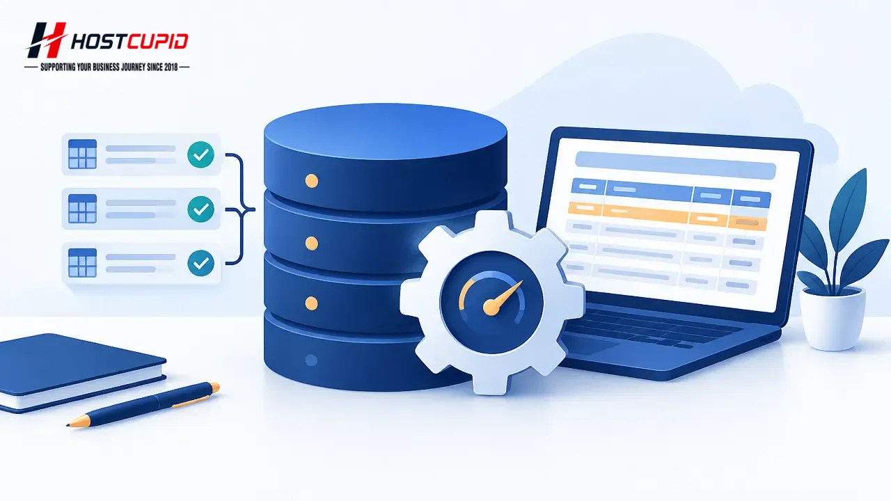 How to Optimize Database Tables in phpMyAdmin — technical guide illustration