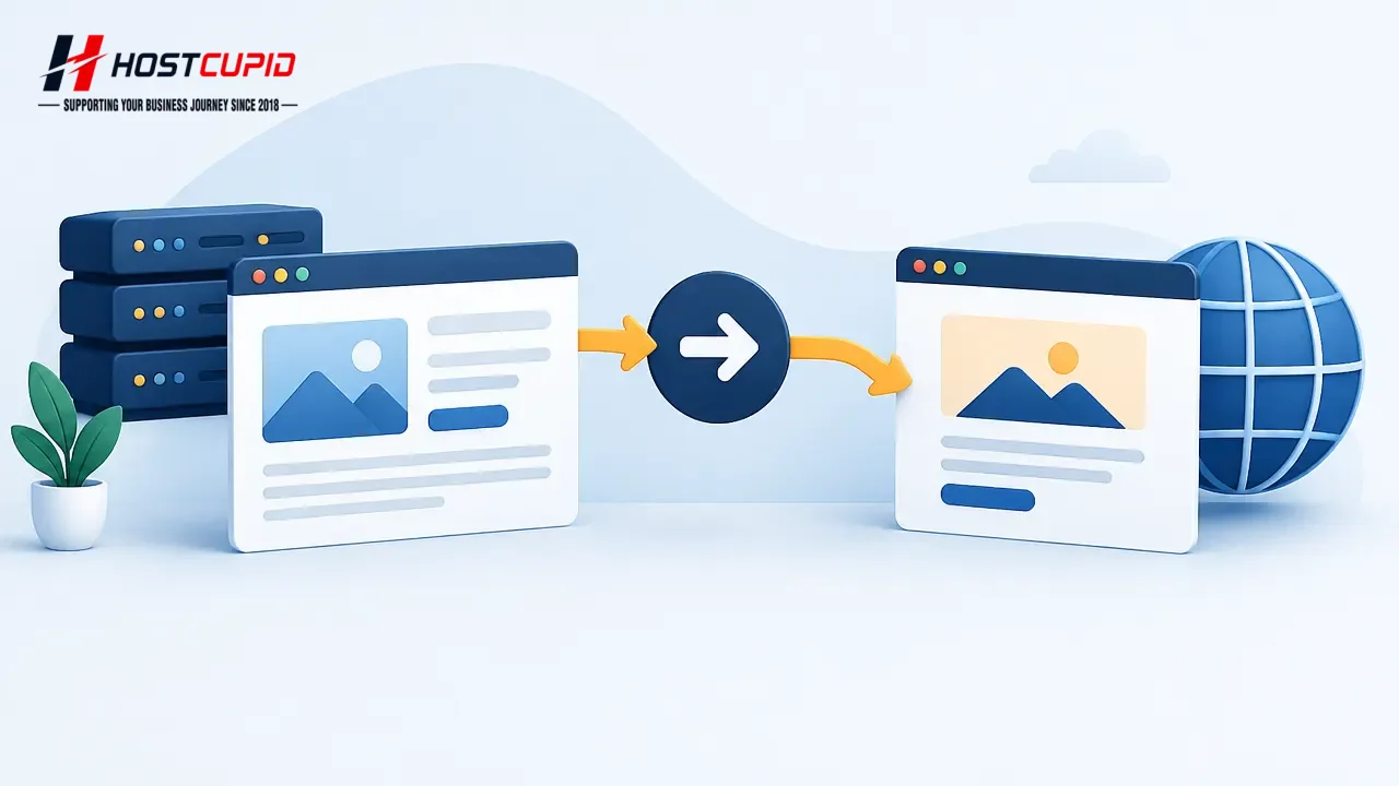 How to Redirect a Website to a Page or External Domain — technical guide illustration