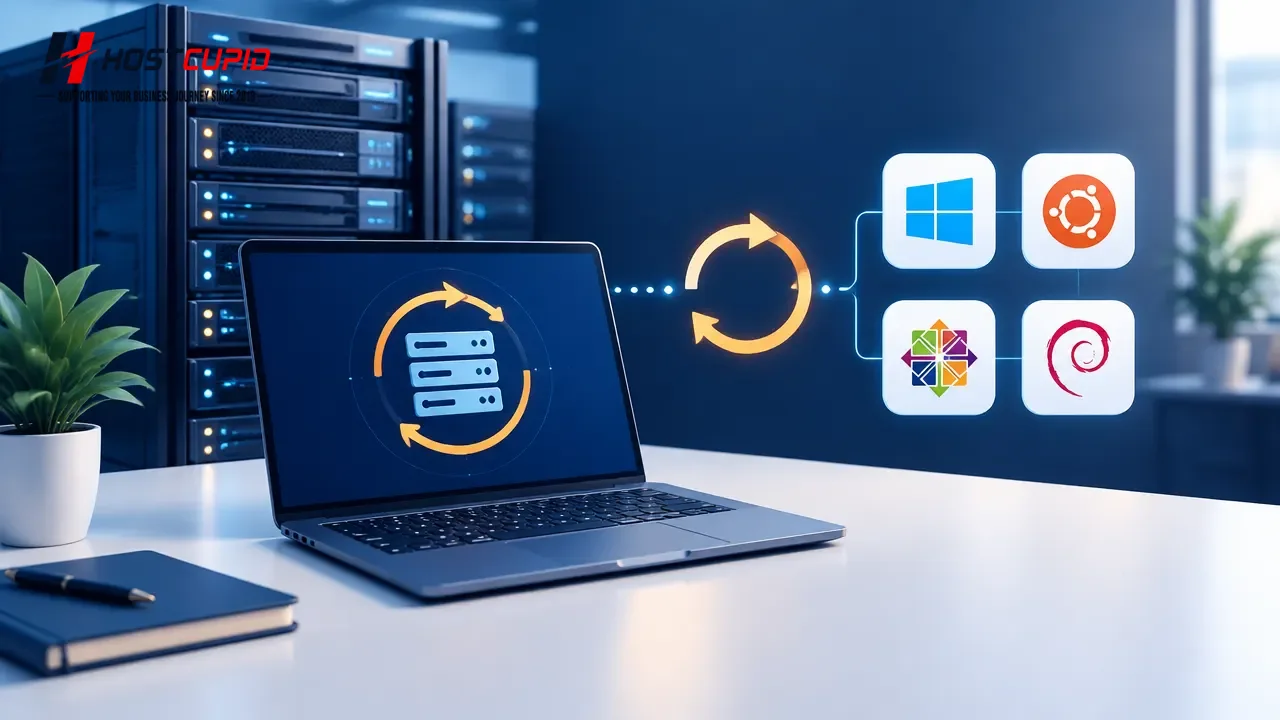 How to Reinstall an Operating System Using SolusVM — HostCupid technical guide