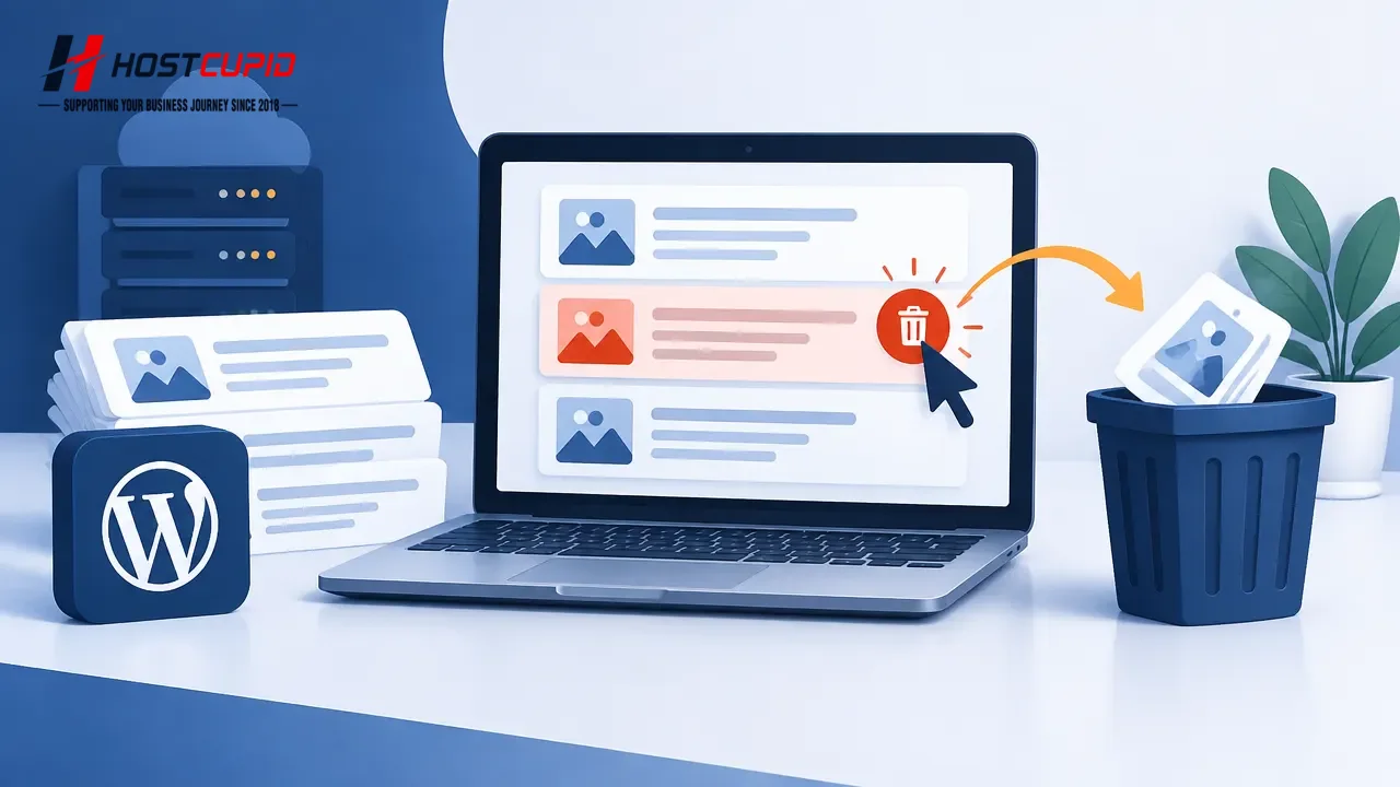 How to Remove a Post in WordPress — technical guide illustration