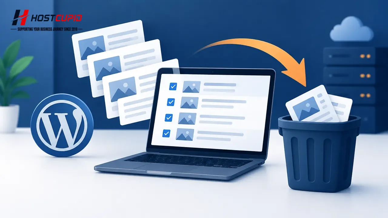 How to Remove Multiple Posts in WordPress — technical guide illustration