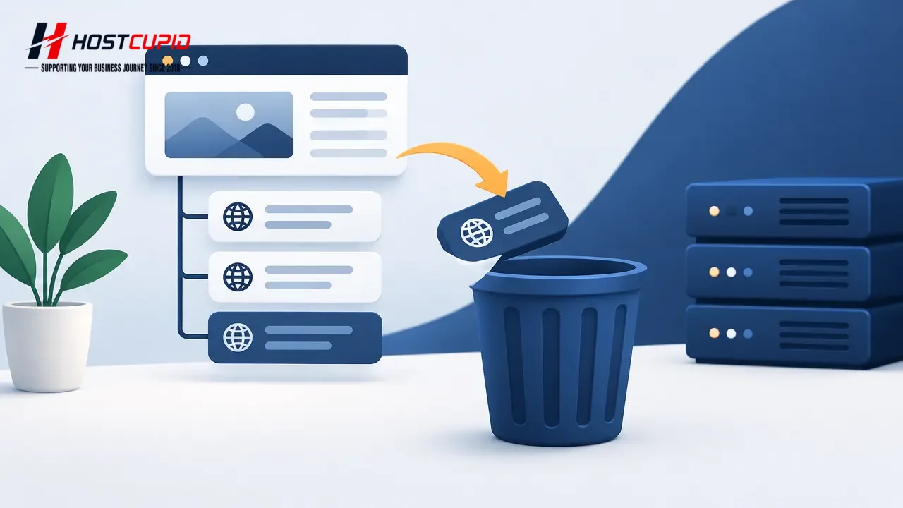 How to Remove a Subdomain in SiteWorx — technical guide illustration