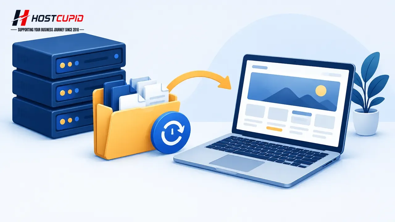 How to Restore a Partial Backup in SiteWorx — technical guide illustration