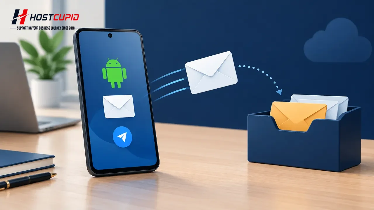 How to Send Email from an Android Device — technical guide illustration