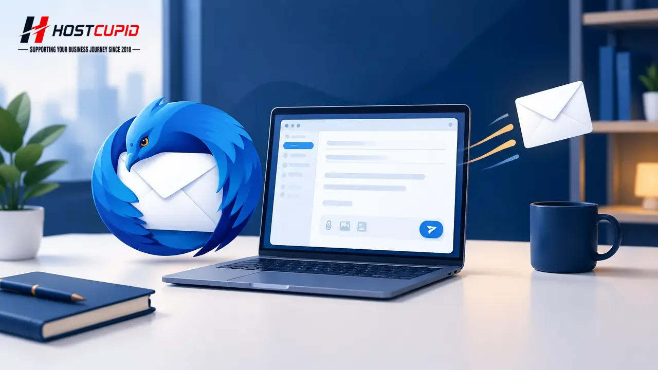 How to Send an Email Using Mozilla Thunderbird — technical guide illustration