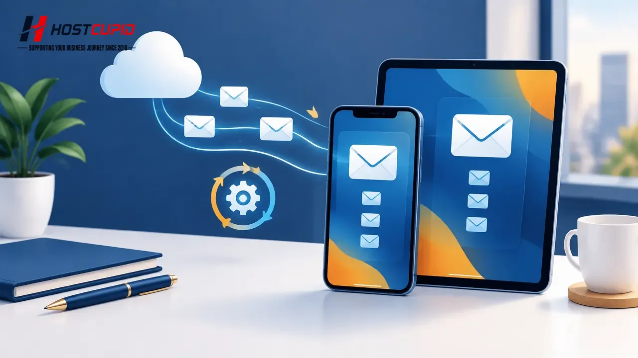 Set Up Automatic Email Fetching on iPhone or iPad — technical guide illustration