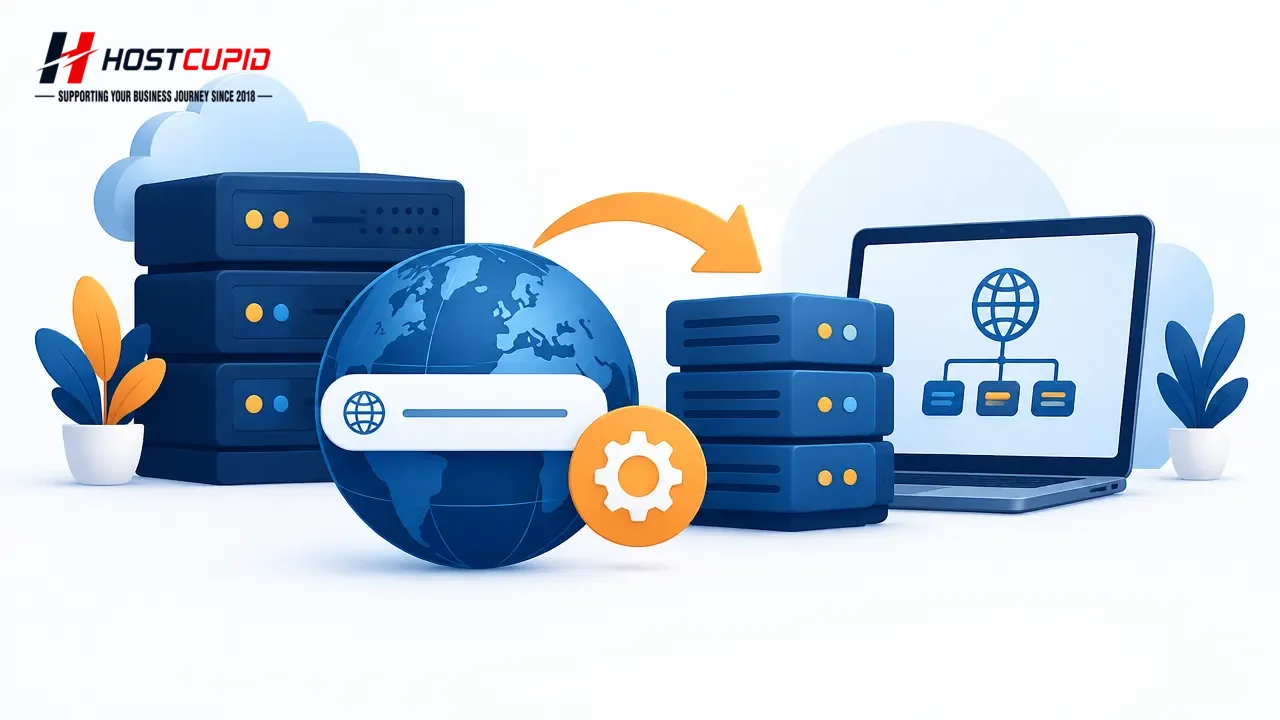 How to Update Nameservers for a Domain at 123-reg — technical guide illustration