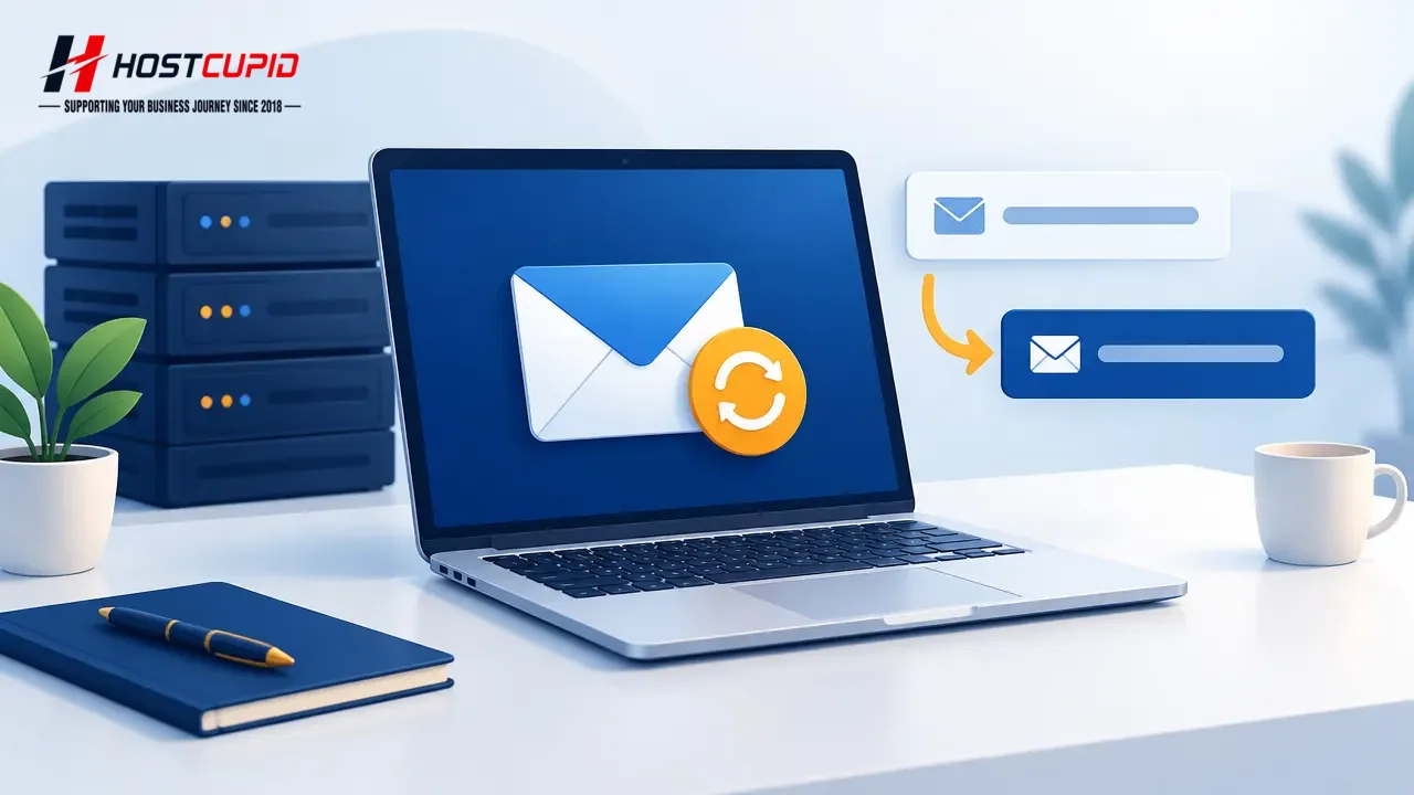 How to Update Your SiteWorx Email Address — technical guide illustration