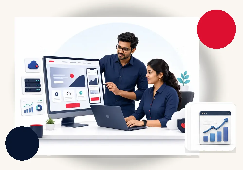 3D India-wide digital service and website delivery scene